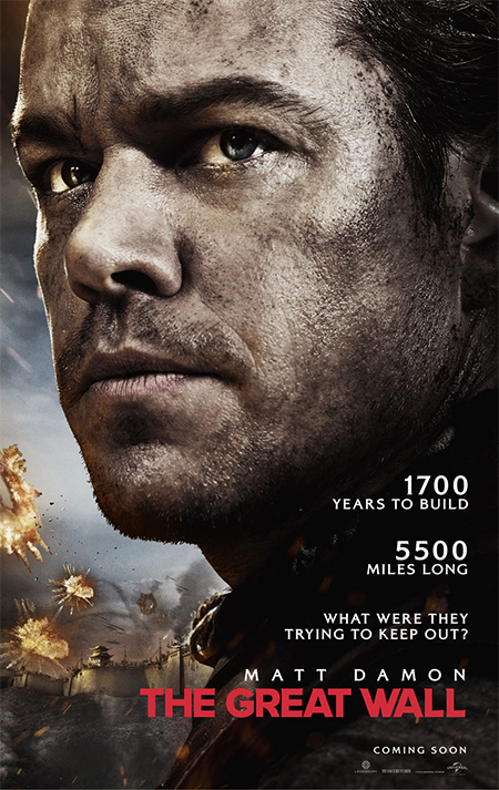 The Great Wall official movie poster