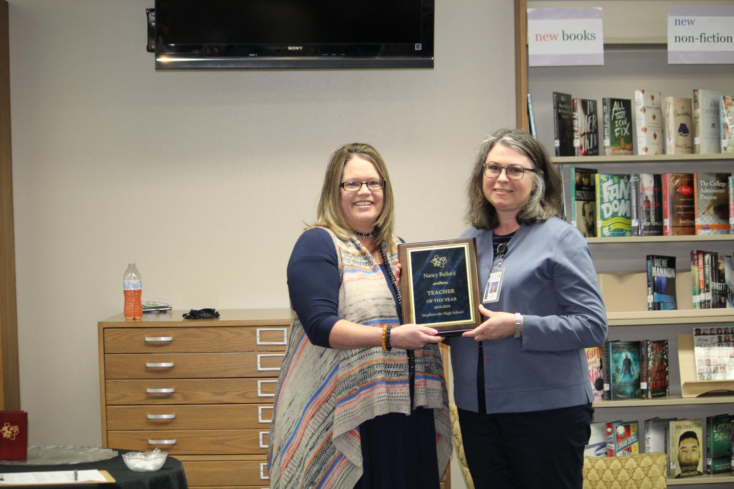 English teacher Nancy Bullard wins Teacher of the Year! – The Champions ...