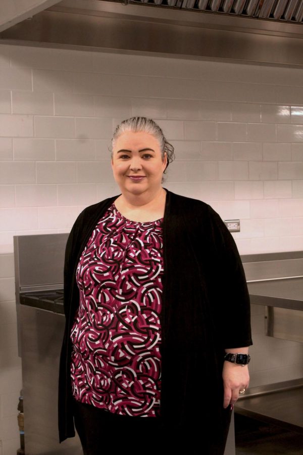 Mrs. Ivey is ready to teach her students how to cook and bake in her new state of the art kitchen for Culinary Arts which was completed . Mrs Ivey is excited about the new things she can teach her students now that she has a new industrial kitchen to work with.