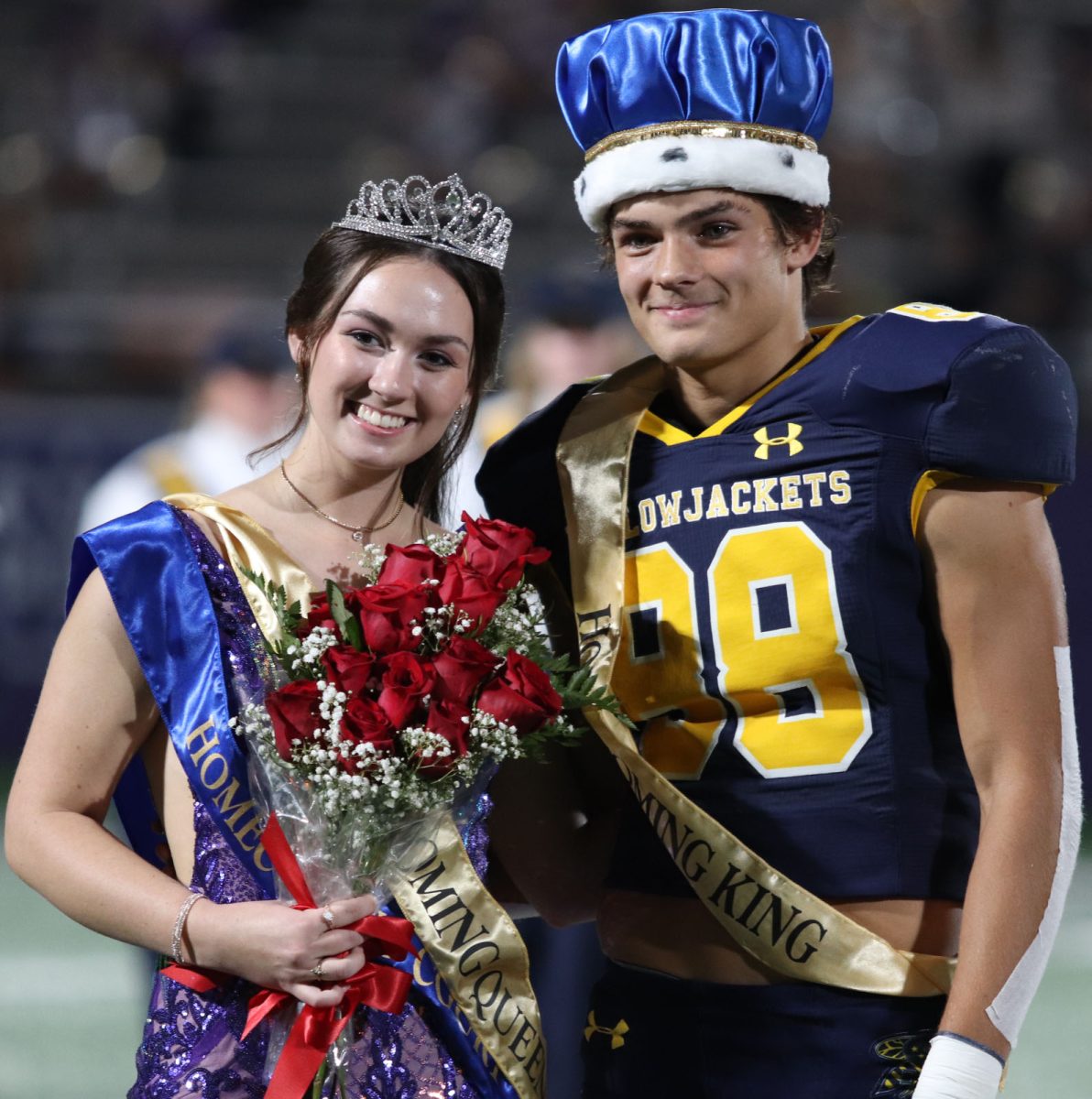 Abbey Blackburn is crowned Homecoming Queen at the Sville vs Abilene Wylie Homecoming game Friday, Sep 15, 2023. Noah Bullion was crowned Homecoming King at the pep rally.